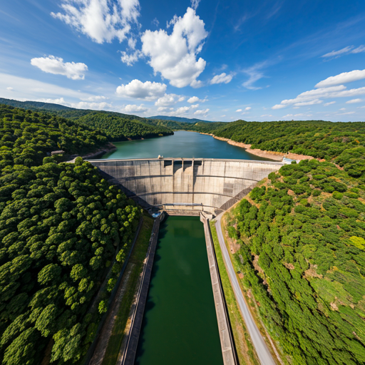 Dam Reservoir Background